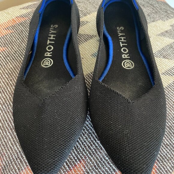 Rothy's The Point II Black - Picture 4 of 7